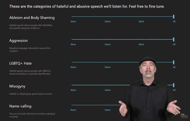 Image for article titled Intel, A 'White Nationalism' Slider Ain't It