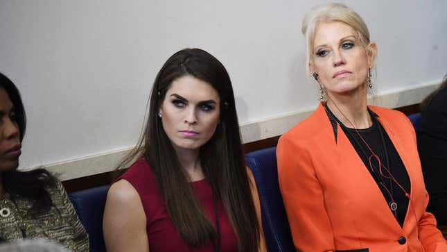 Image for article titled Hope Hicks Praying She Not Still In Same Shitty Job By Time She Hits 30