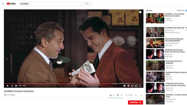 Image for article titled Historians Suggest ‘Goodfellas’ YouTube Clips May Be Fragments Of Larger Work