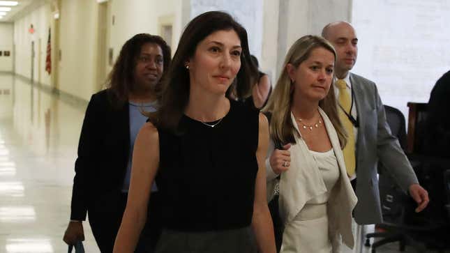 Image for article titled Lisa Page Wants Donald Trump to Leave Her Alone