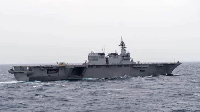 “Multi-Purpose Operation Destroyer” Izumo of the Japan Maritime Self Defense Force.