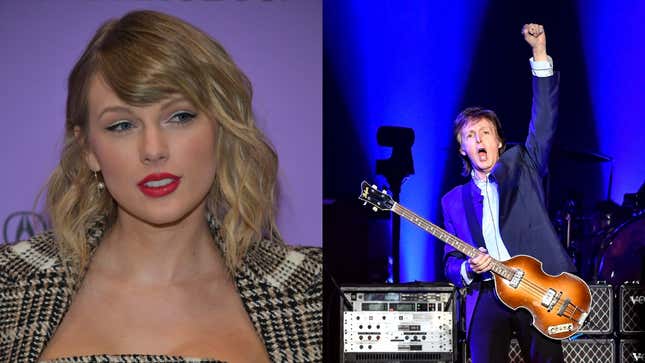 Image for article titled Hey, that&#39;s nice: Taylor Swift moved her album&#39;s release date to not conflict with Paul McCartney&#39;s