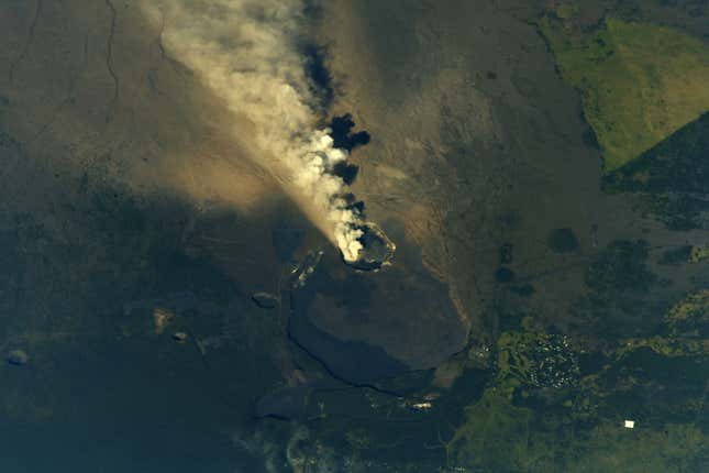 Image for article titled The awesome power of volcanos, seen from space
