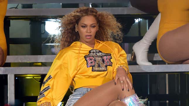 Beyonce Knowles performs onstage during 2018 Coachella Valley Music And Arts Festival Weekend 1 on April 14, 2018 in Indio, California. 