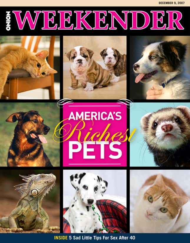 Image for article titled America&#39;s Richest Pets