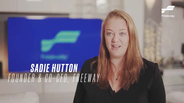 Sadie Hutton, founder and co-CEO of Freeway, the UK-based crypto platform that halted withdrawals on Sunday.