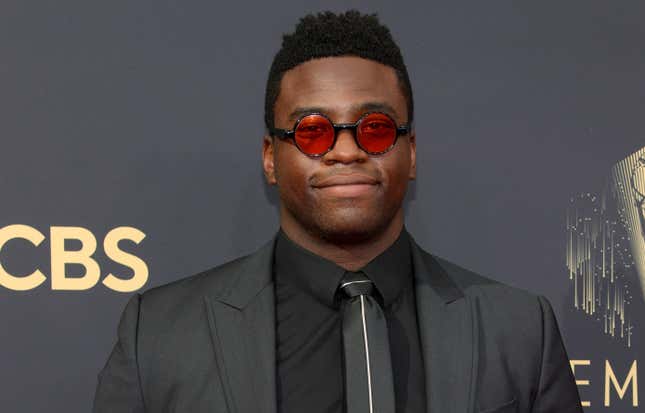 Okieriete Onaodowan attends the 73rd Primetime Emmy Awards at L.A. LIVE on September 19, 2021 in Los Angeles, California. (Photo by Rich Fury/Getty Images)