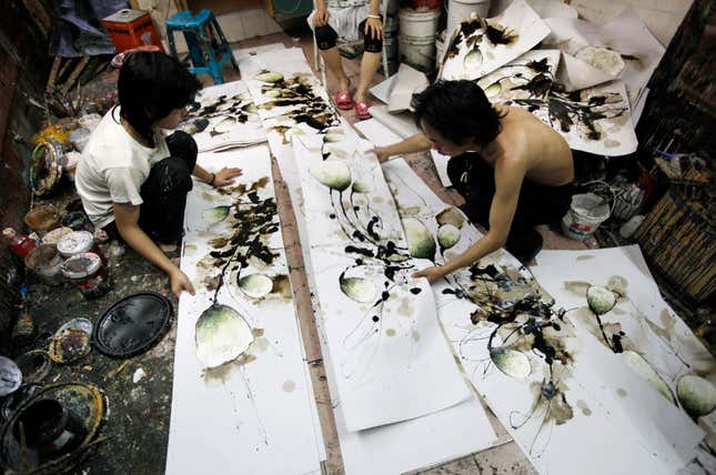Creative chaos.