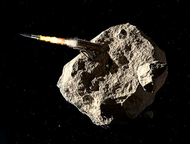 Image for article titled NASA Panics After Asteroid Fires Back