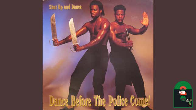 Image for article titled 28 Days of Album Cover Blackness With VSB, Day 18: Shut Up and Dance&#39;s Dance Before The Police Come! (1990)