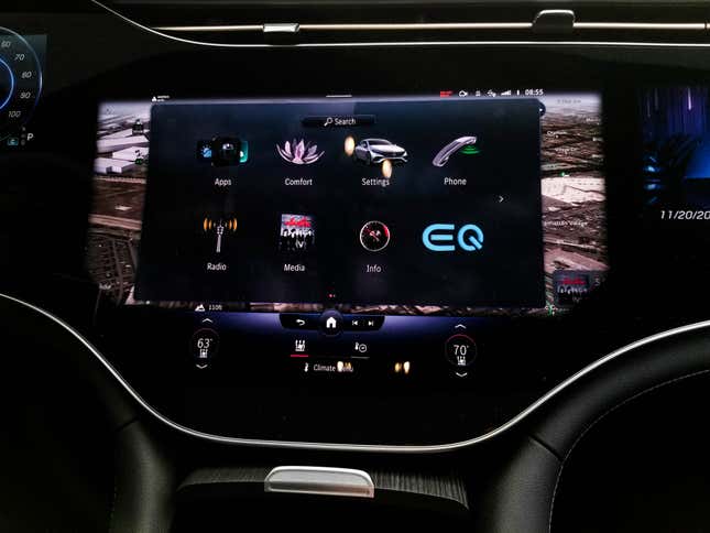 Image for article titled First Drive: The 2022 Mercedes-Benz EQS450+ Is A Beautiful Electric Porpoise