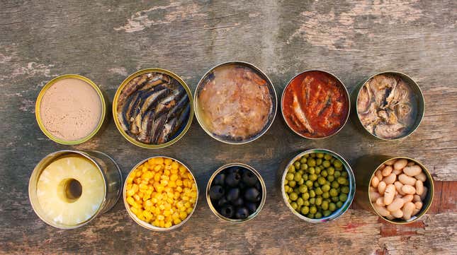 Image for article titled These are the best canned foods