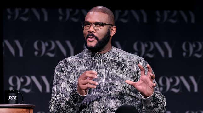 Tyler Perry attends The Tyler Perry In Conversation With Alison Stewart at The 92nd Street Y, New York on September 21, 2022 in New York City.