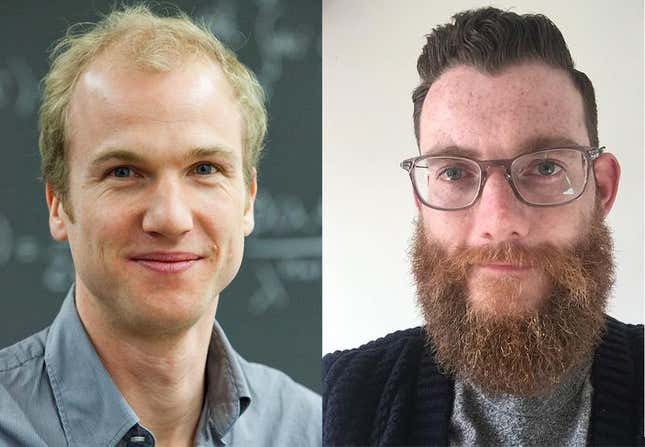 Richard Neher (left) and Trevor Bedford.