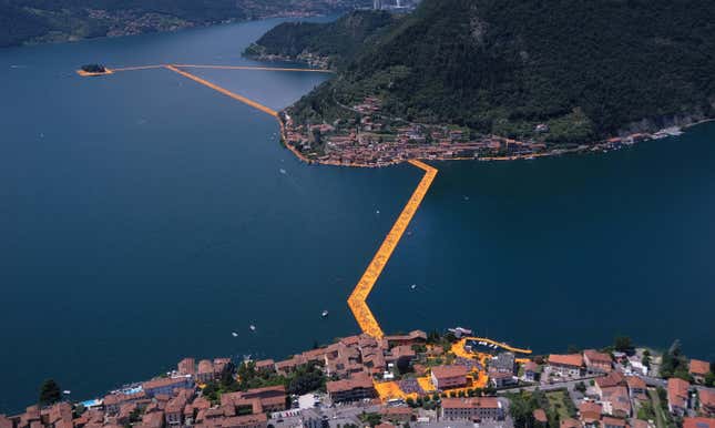 Christo’s “Floating Piers”