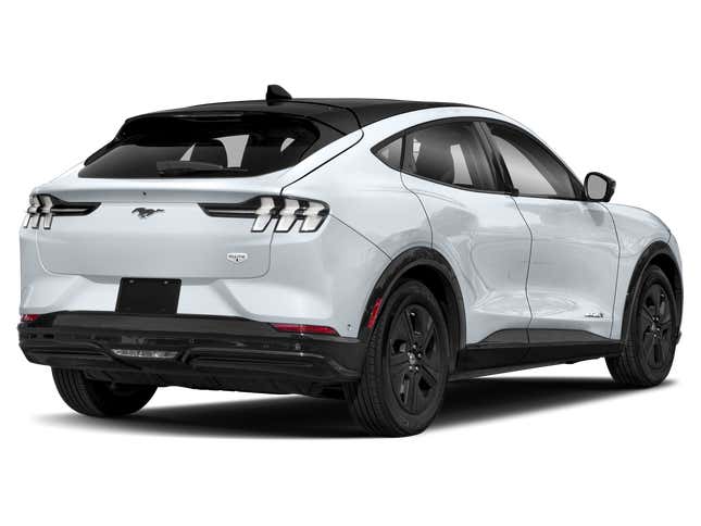 Ford Mustang Mach-E / Select RWD 2023. Rear 3⁄4, Facing to the Right