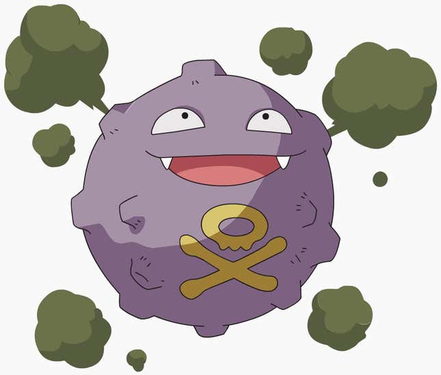 Koffing gases.