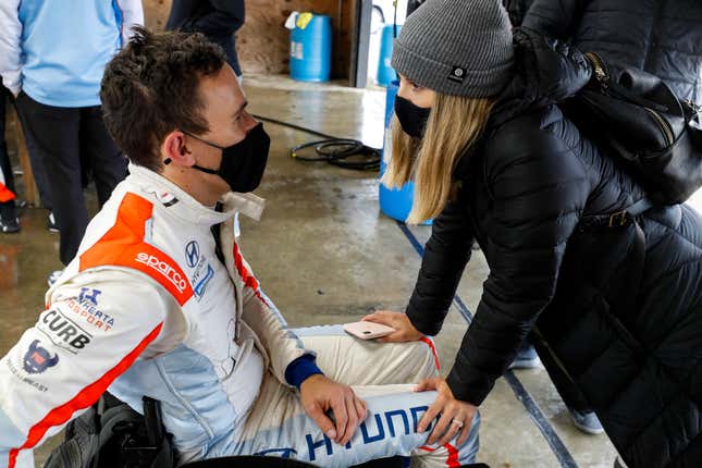 Image for article titled Robert Wickens Returns To Racing With Hyundai In IMSA TCR After Paralysis