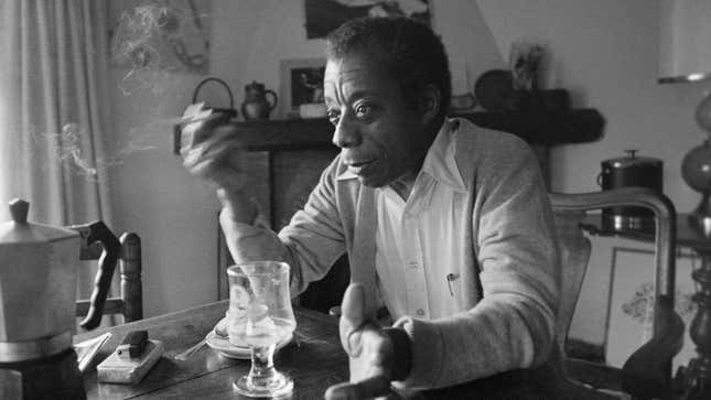 James Baldwin at his home in Saint-Paul-de-Vence, France, on Nov. 6, 1979.