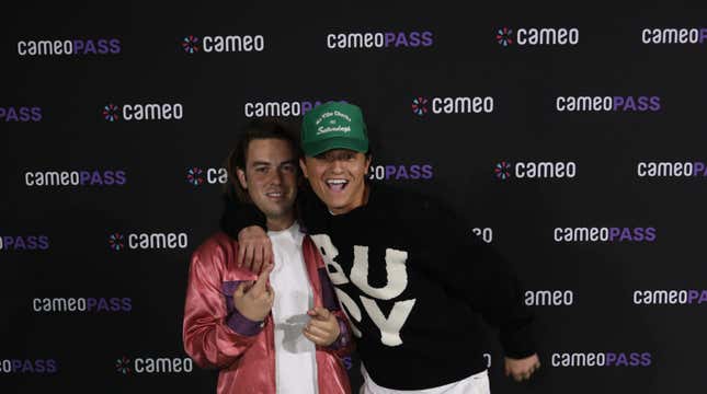 Connor Wood and Cody Ko attend Big Game Weekend Kickoff Concert at the Cameo Villa on February 12, 2022 in Beverly Hills, California