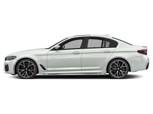 BMW 5 Series / M550i xDrive Sedan 2023. Profile, Facing to the Left