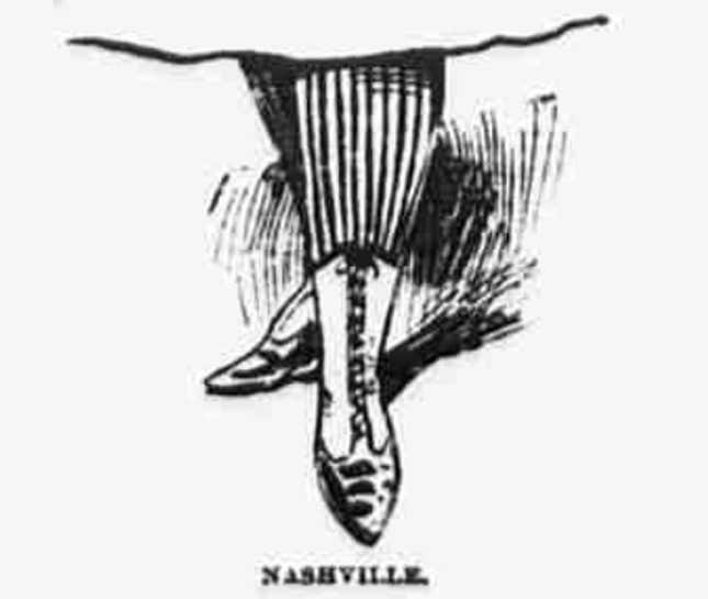 Drawing of lady's legs in bikewear