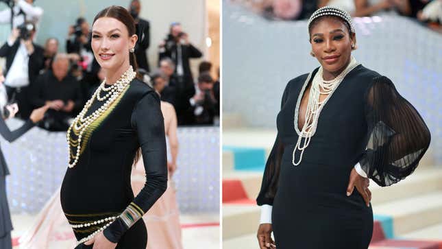 Image for article titled Met-ernity Gala! Karlie Kloss, Serena Williams Reveal Second Pregnancies on Red Carpet