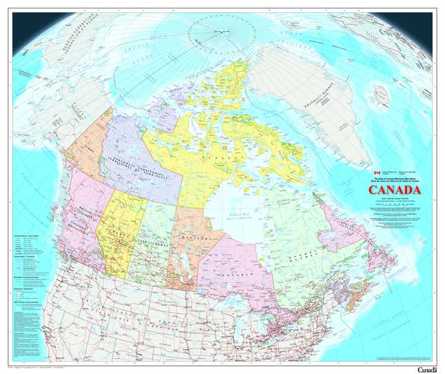 The new map, released in 2015.