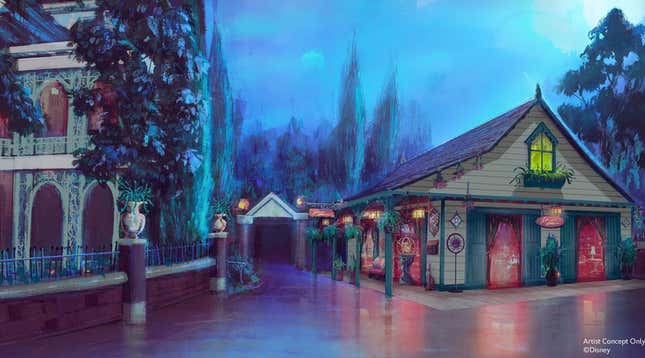 Concept art of the new gift shop by the ride exii.Image: Disney Parks