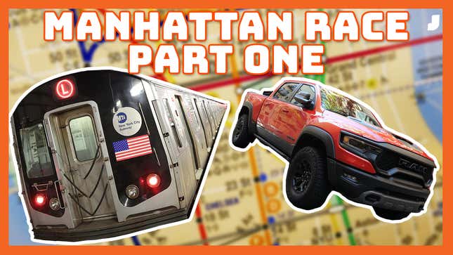 Image for article titled Racing a Ram TRX Against the NYC Subway: Part One