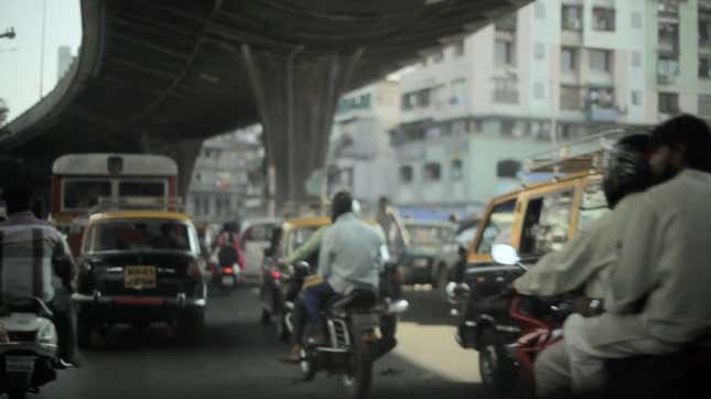 Image for article titled Zone Out Watching The Busiest Roads In The World: Mumbai
