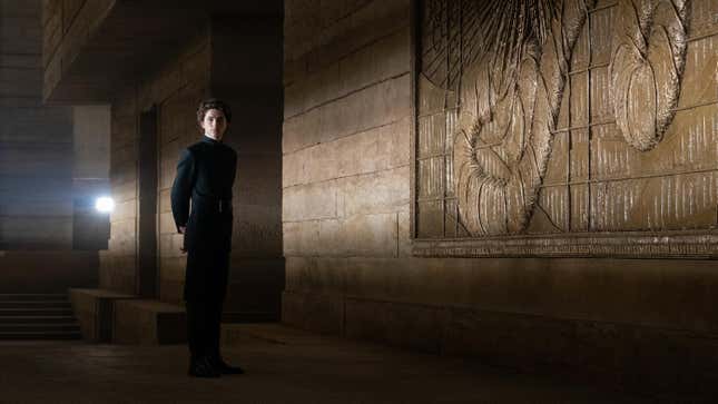 Timothée Chalamet as Paul in Dune.