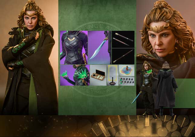 Image for article titled Loki and Sylvie Look Deep Into Each Other’s Souls in Their New Hot Toys Figures