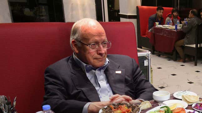 Image for article titled Dick Cheney Figures Enough Time Has Passed To Go Into Favorite Iraqi Restaurant Again