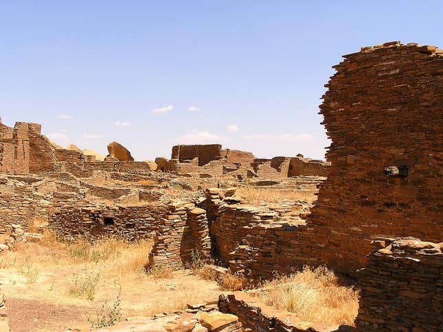 Pueblo Bonito from the northeast section.