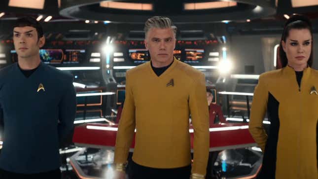 Image for article titled Star Trek Strange New World&#39;s First Season 2 Trailer Is Full of Kirk and Klingons