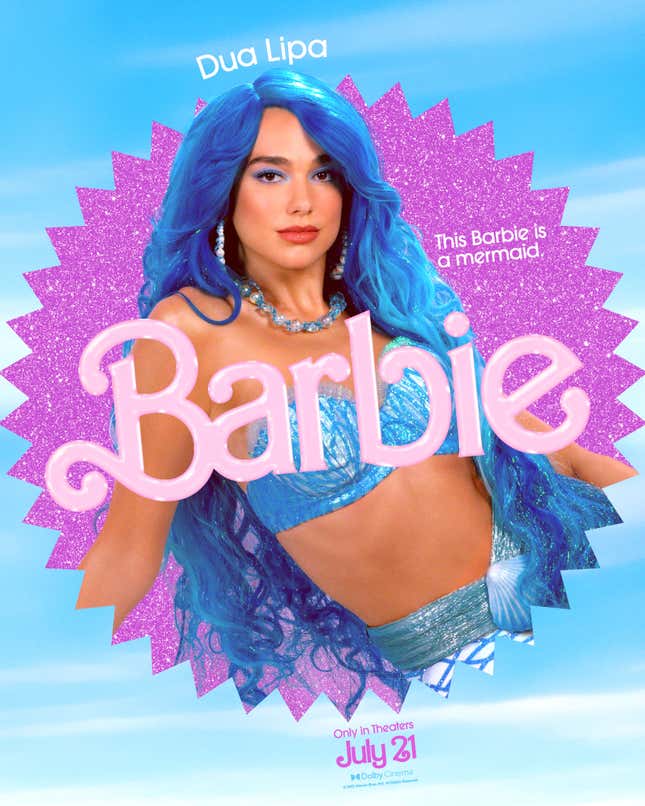 Barbie: Dua Lipa character poster