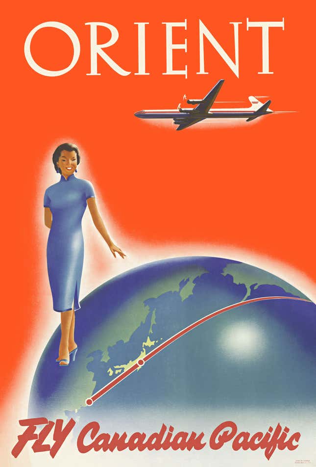 Image for article titled These Mad Men-era posters will make you long for the glory days of flying