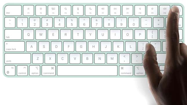 The Magic Keyboards bundled with the new iMac are color-matched to the computer, but the standalone versions are only available in a white and silver finish.