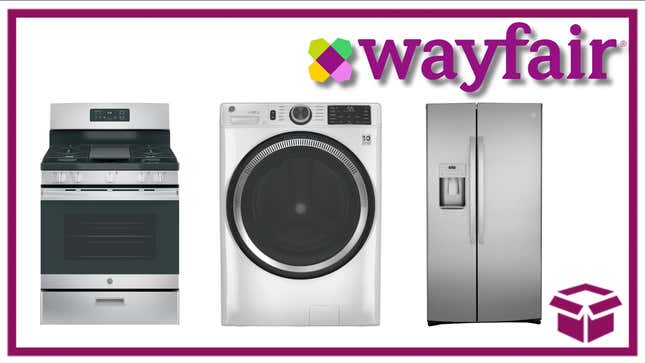 Save big on the gear you need for your home with Wayfair’s Major Appliance Sale. 