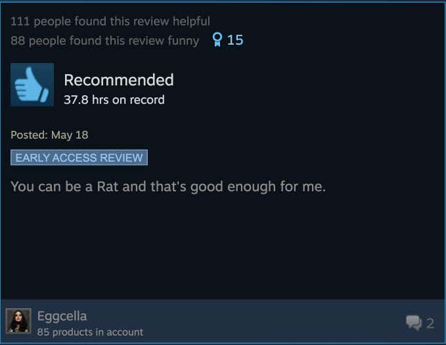 Image for article titled V Rising, As Told By Steam Reviews