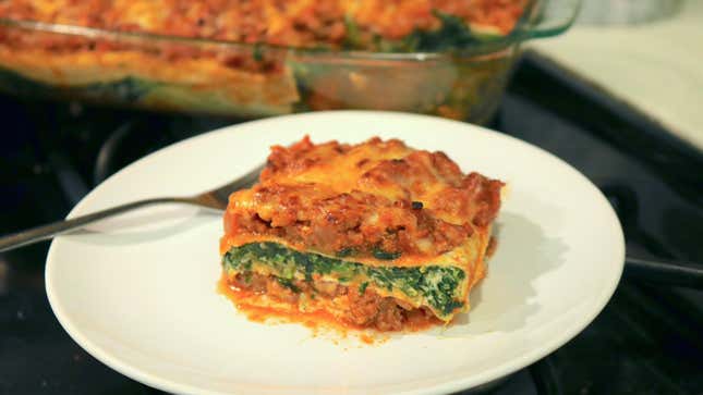 Image for article titled You Don&#39;t Need Pasta for This Protein-Forward Lasagna