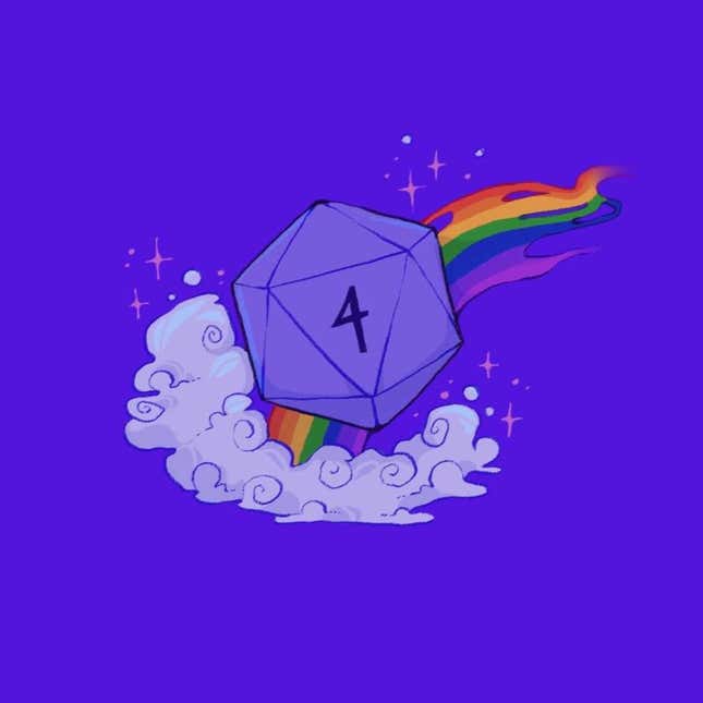 Roll 4 Rainbow logo card