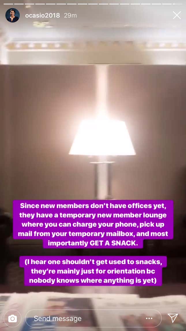 Image for article titled Ocasio-Cortez’s Instagram is the young person’s guide to Congress