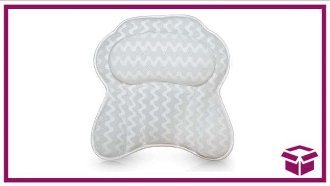 This bath pillow can make soaking or getting clean a more relaxing experience. 