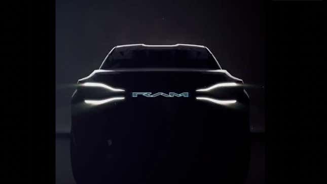 Image for article titled Ram Teases New EV Truck During Ford F-150 Lightning Launch Week