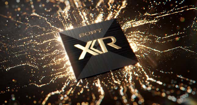 A promo image of a Sony XR Processor.