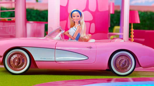 Barbie movie convertible 