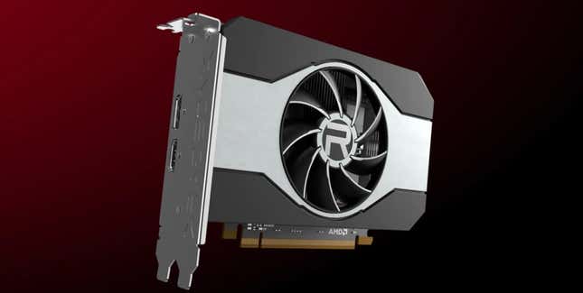 Imagen para el artículo titulado La nueva Radeon RX 6500 XT está diseñada para no ser eficaz minando criptomonedas