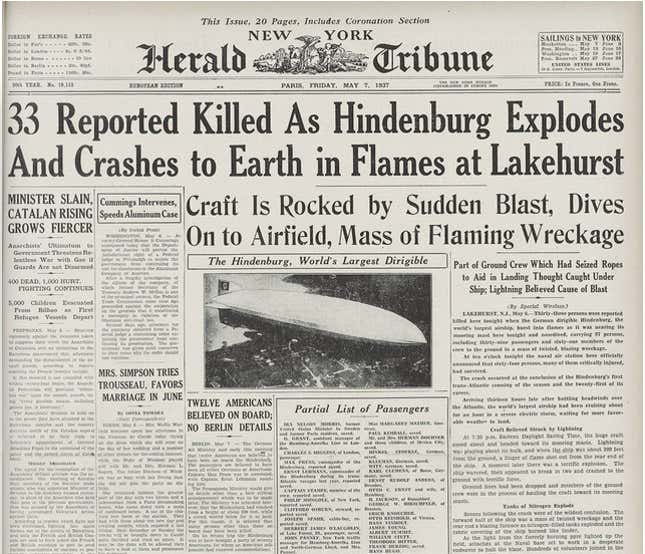 Image for article titled Today’s IHT is officially an artifact. Here are 8 memorable front pages
